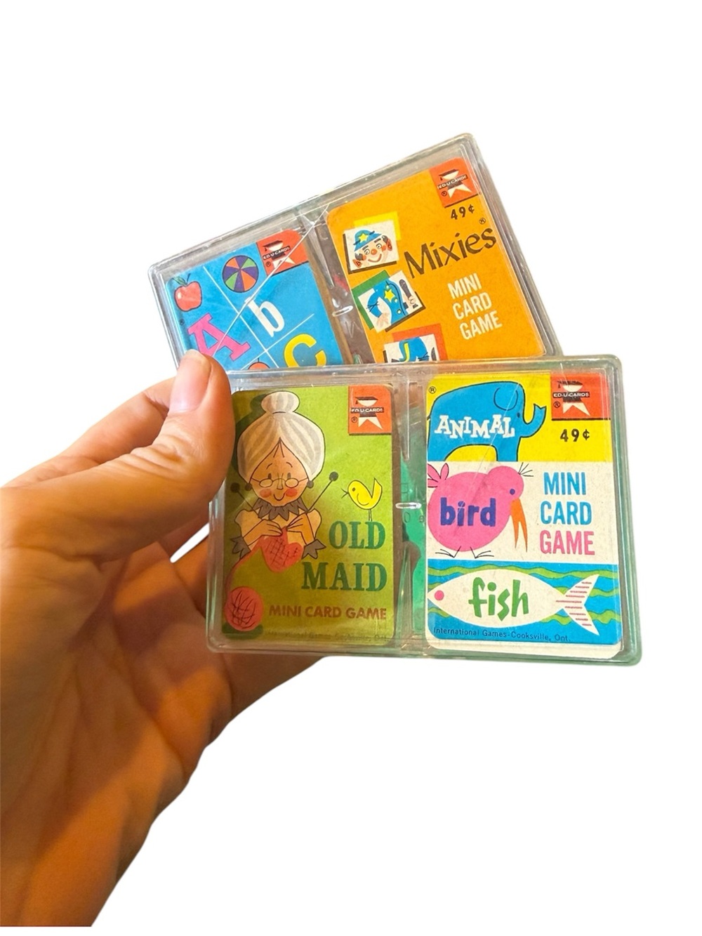 Vintage Mixies Mini Card Game Set and others